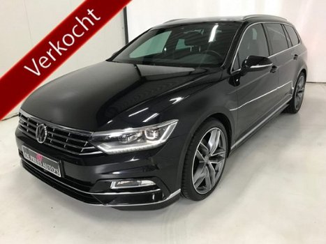 Volkswagen Passat Variant - 2.0 TDI 190PK 2X R-Line LED Leer 360°camera Vol - 1