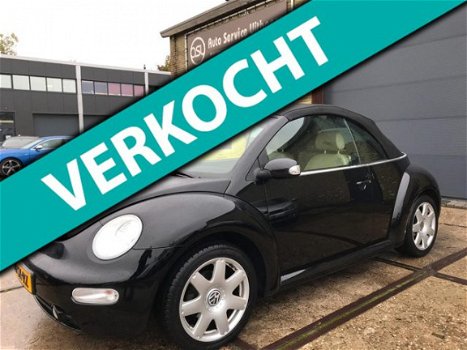 Volkswagen New Beetle Cabriolet - 2.0 Highline Bj. 2003 / Leer / Airco / 118dkm - 1