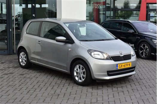 Skoda Citigo - 1.0 Greentech Edition LM Velgen, airco, radio cd, lederen stuurwiel, cruise control, - 1