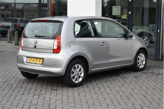 Skoda Citigo - 1.0 Greentech Edition LM Velgen, airco, radio cd, lederen stuurwiel, cruise control, - 1