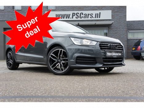 Audi A1 Sportback - 1.0 TFSI Nardo Grey-Black Optik Bluetooth/Cruise/Clima/Navi/PDC RIJKLAAR €14.998 - 1