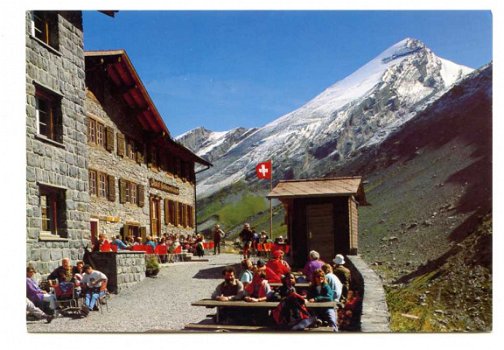 R155 Berghotel Schwarenbach am Gemmipass Altels ( Kandersteg ) / Zwitserland - 1