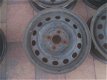 4 Stalen Velgen 14 Inch Honda Civic Logo CRX 4x100 - 2 - Thumbnail