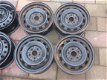 4 Stalen Velgen 14 Inch Toyota Avensis Carina E Celica 5x100 - 3 - Thumbnail