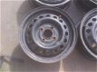 4 Stalen Velgen Nissan Micra 100 NX Sunny 4x100 13 Inch - 2 - Thumbnail