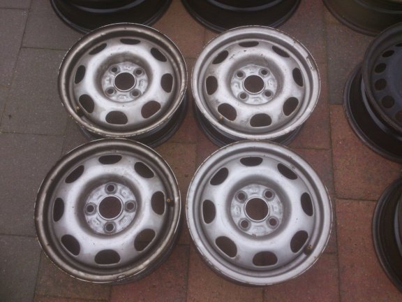 4 Stalen Velgen 4x100 13 Inch Vw Polo Lupo Arosa - Afbeelding 3