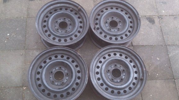 4 Stalen Velgen BMW E34 E32 E38 5x120 15 Inch - 3