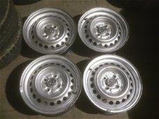 4 Stalen Velgen 14 Inch Honda Civic Logo CRX 4x100