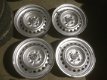 4 Stalen Velgen 14 Inch Honda Civic Logo CRX 4x100 - 3 - Thumbnail