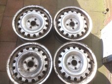 4 Stalen Velgen Volvo 440 460 480 14 Inch 4x100