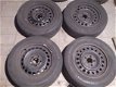 4 Stalen Velgen Mercedes C Klasse W202 W203 5x112 195/65 R15 - 1 - Thumbnail