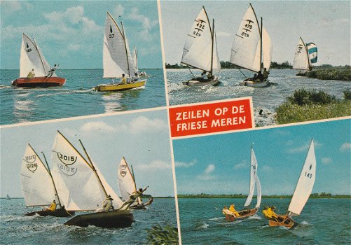Zeilen op de Friese Meren 1961 - 1