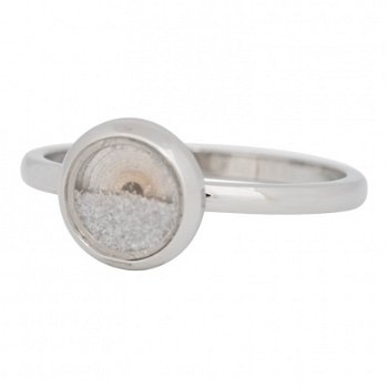 Ring white sand zilver iXXXi - 1