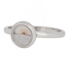 Ring white sand zilver iXXXi