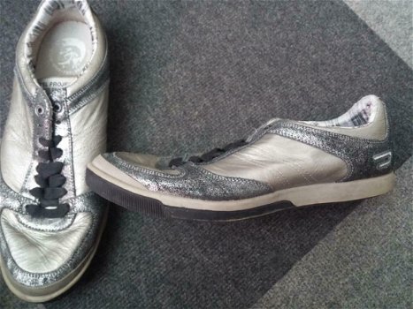 zilveren Sneakers Mt 44 - 3
