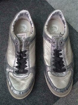 zilveren Sneakers Mt 44 - 5