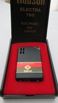 Hadson Electra 760 electronic gas lighter in origineel doosje - 1