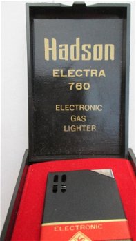 Hadson Electra 760 electronic gas lighter in origineel doosje - 2