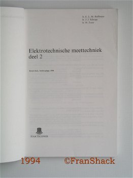 [1994] Elektrotechnische meettechniek deel 2, Hafmanns e.a., Stam Techniek - 2