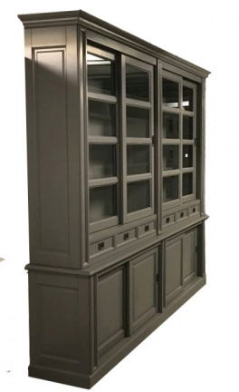 Buffetkast Utrecht grijs - grijs 260 x 240cm soft close - nr. 1