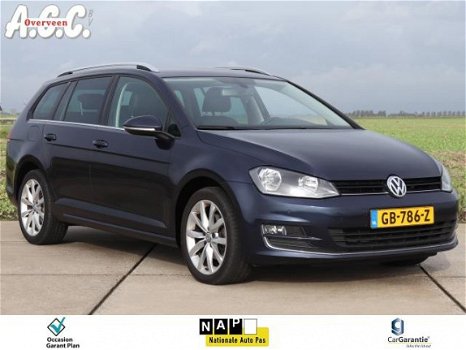 Volkswagen Golf Variant - 1.6 TDi AUTOMAAT Leer Navi+Camera Trekhaak - 1