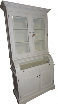 Landelijk white wash kast met bolle kleppen van 575,- - Afbeelding 2