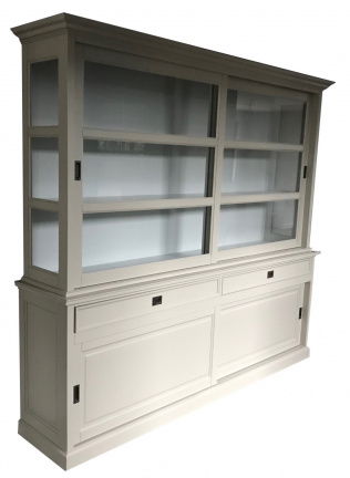 Buffetkast Montfoort roomwit - wit 240 x 50/40 x 220cm - nr. 1