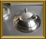 Mooi verzilverd schaaltje op bolpootjes // vintage silverplated dish - 3 - Thumbnail