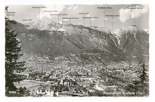 S019 Innsbruck mit Nordkette / Oostenrijk - 1
