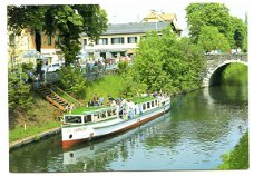 S057 Klagenfurt worthersee Lendkanal Schiffahrt / MS Lorelei / Schip / Oostenrijk