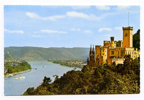 S078 Schloss Stolzenfels a Rhein mit Blick ins Reintal / Duitsland - 1
