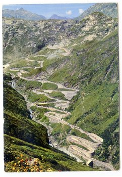 S100 Strada del S. Gottardo Val Tremola Gotthardstrasse / Zwitserland - 1