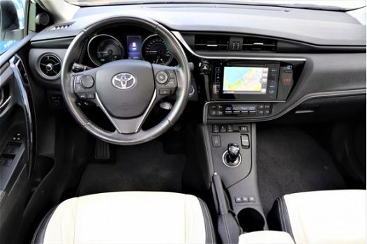 Toyota Auris - TS 1.8 Hybrid Exclusive Leder-Navigatie-Panoramadak-NL auto - 1