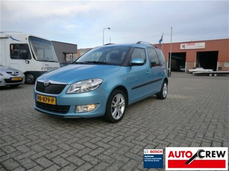 Skoda Roomster - 1.2 TSI Style BOVAG/Climat/Navi/PDC/Pano/LM - 1