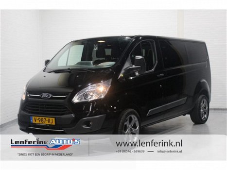 Ford Transit Custom - 2.0 TDCi L2 Dubbel Cabine Airco, Cruise Control, 18