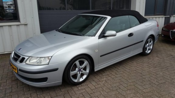 Saab 9-3 Cabrio - 1.8t Vector *181.661KM*LEER*CLIMA*NAVI*ZEER MOOI - 1