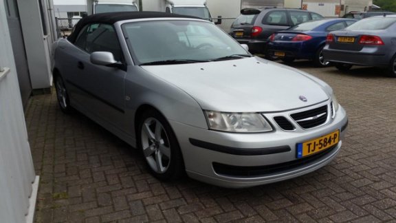 Saab 9-3 Cabrio - 1.8t Vector *181.661KM*LEER*CLIMA*NAVI*ZEER MOOI - 1