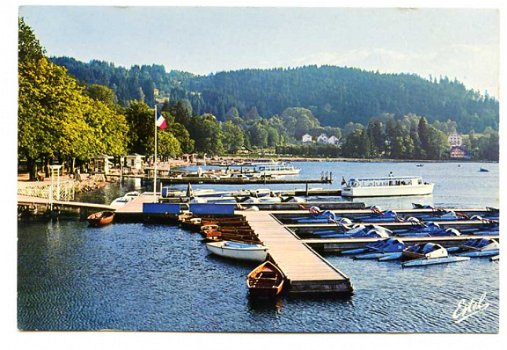 S109 Gerardmer / Les embarcaderes sur le lac / Frankrijk - 1
