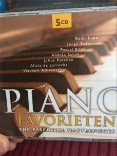 Piano Favorieten  -  The Essential Masterpieces ( 5 CD)  Nieuw