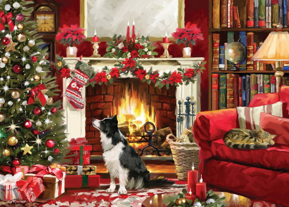 Otter House - Festive Fireside - 1000 Stukjes - nr. 1