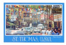 T020 St. Thomas USVI Mainstreet / Amerika