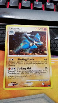 Lucario holo 2/17 pop8 nearmint - 1