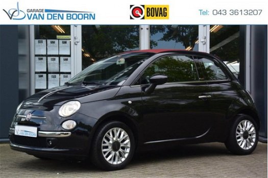 Fiat 500 C - 500c CABRIO 1.2 LOUNGE BlueenMe, Airco, LM15 - 1