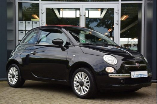 Fiat 500 C - 500c CABRIO 1.2 LOUNGE BlueenMe, Airco, LM15 - 1