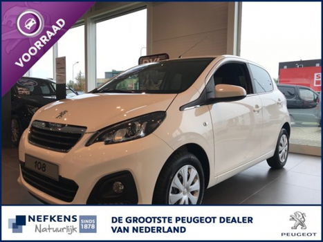 Peugeot 108 - 1.0 e-VTi Active *Airconditioning, * Bluetooth* Mistlampen*Getinte Ruiten* *VOORRAADVO - 1