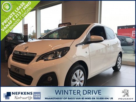 Peugeot 108 - 1.0 e-VTi Active *Airconditioning, * Bluetooth* Mistlampen*Getinte Ruiten* *VOORRAADVO - 1