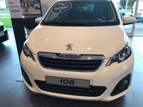 Peugeot 108 - 1.0 e-VTi Active *Airconditioning, * Bluetooth* Mistlampen*Getinte Ruiten* *VOORRAADVO - 1