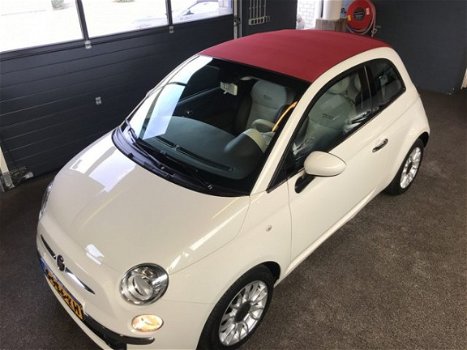 Fiat 500 C - 0.9 TwinAir Lounge *AIRCO*LEDER*LM-VELGEN - 1