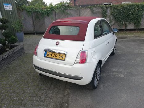 Fiat 500 C - 0.9 TwinAir Lounge fiat 500 cabrio met lederen bekleding - 1