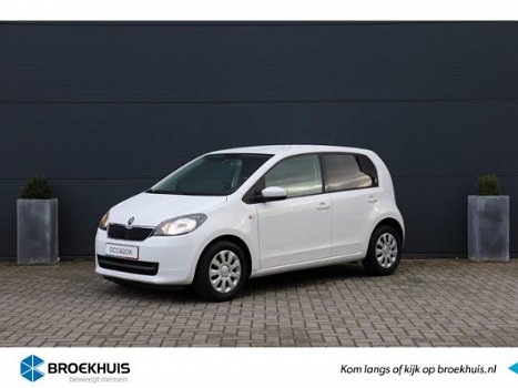 Skoda Citigo - 1.0 Greentech Sprint Navigatie| Cruise Control| Trekhaak| Airco| 5-deurs - 1